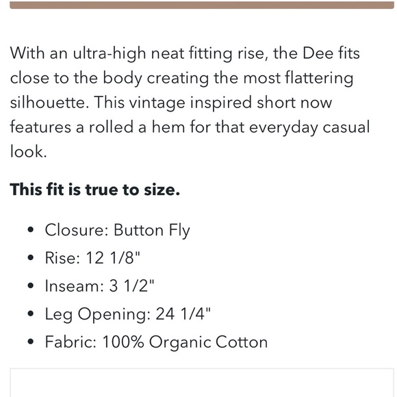 AGolde Dee Short Size 31 NWT - Picture 4 of 14